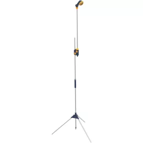   Kerti locsolórúd, Strend Pro Garden, szürke, teleszkópos, 165–220 cm, forgatható fej, 3 permetezési mód