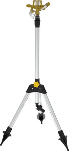 Kerti locsolófej, Strend Pro Garden, impulzusos, állványos, sárgaréz fej, maximum 610 m2 öntözési terület