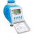 Digitális locsolóidőzítő, Aquacraft 290110, kék/fehér, digitális, LCD kijelző, 1 kimenet, 1-99 perc időzítés, napi 2 öntözés, 1 " és 3/4 " menethez, elemes (9 V - nem tartozék)