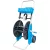 Kerti tömlőkocsi, Aquacraft 990051 Prémium, ezüst/kék, maximum 60 m 1/2" kerti tömlőhöz, acél és műanyag, kézi hajtókar, kerekes, szerszámtároló kosárral, tömlő nélkül