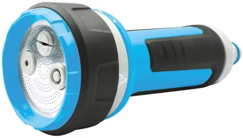 Kerti locsolópisztoly, Aquacraft ErgoPlus Multi-Jet 770020, kék/fekete, 4 funkciós, állítható vízáram, műanyag