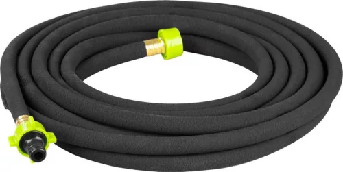 Kerti locsolótömlő, Strend Pro Garden, fekete, 1/2", 7,5 m, 3-6 bar, szivárgó, csatlakozókkal, csepegtető öntözéshez, -5°C és +50°C között hőálló, bővíthető