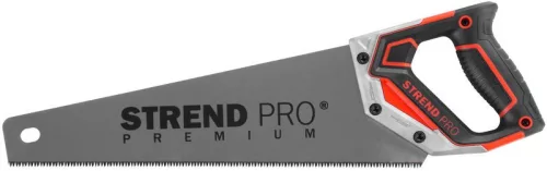 Kerti rókafarkú fűrész, Strend Pro Premium, szürke, 38 cm pengehossz, acél penge, alumínium gumírozott fogantyú
