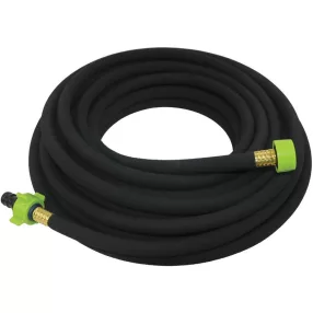   Kerti locsolótömlő, Strend Pro Garden, fekete, 1/2", 15 m, szivárgó, csatlakozókkal, csepegtető öntözéshez, -5°C és +50°C között hőálló