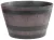 Műanyag virágcserép, Strend Pro Garden Woodeff, barna, átmérő: 52 cm, magasság: 32 cm, hordó formájú, 45 l, fahatású, kerek