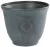 Műanyag virágcserép, Strend Pro Garden, zöld, átmérő: 30 cm, magasság: 25 cm, 10 l, fémhatású, kerek