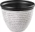 Műanyag virágcserép, Strend Pro Garden Marble, barna, átmérő: 37 cm, magasság: 30 cm, márványhatású, 19,5 l, kerek