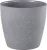Műanyag virágcserép, Strend Pro Garden Stone, szürke, átmérő: 28 cm, magasság: 26 cm, pöttyökkel, betéttel, 11 l, kőhatású, kerek