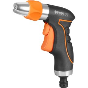   Kerti locsolópisztoly, Strend Pro Garden BJ4027T, fekete/narancssárga, 2 funkciós, állítható vízáram, műanyag