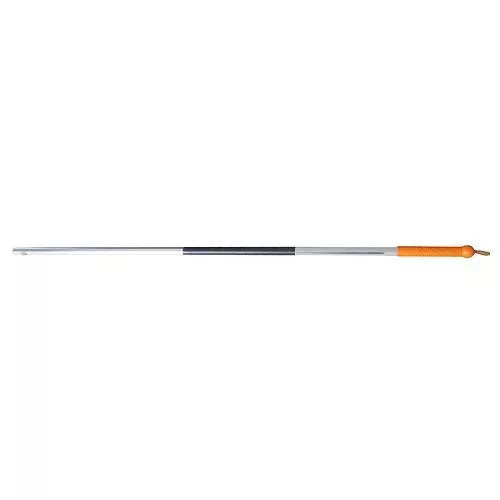 Kerti gereblyenyél, Strend Pro Premium Multi-Click, ezüst, 160 cm, alumínium, SoftGrip markolat, Multi-Click gereblyékhez