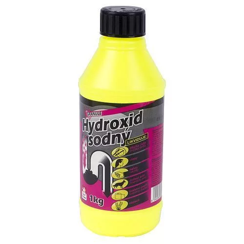Lefolyótisztító granulátum, 1000 g, nátrium-hidroxid mikrogranulátum, gyorsan oldódó, makacs lerakódások ellen, szagtalanító hatású