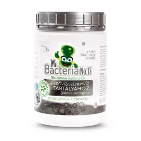   Esővízgyűjtő tisztítószer, Mr.Bacteria No.17, 1000 g, bioenzimatius, szagmentesítő, nagy hatékonyságú