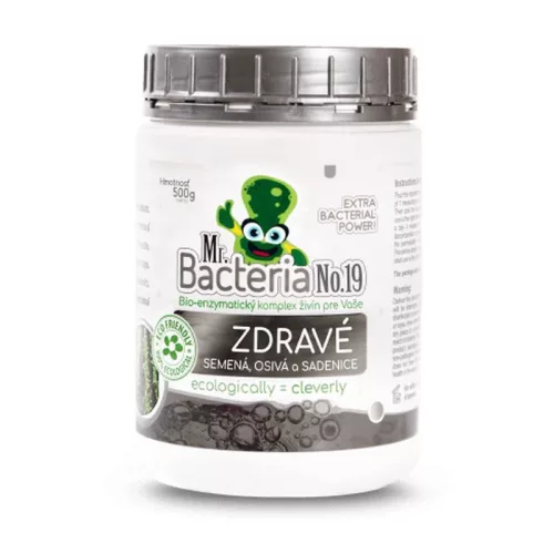 Talajaktivátor, Mr.Bacteria No.19, 500 g, magokhoz, palántákhoz, bio-enzimatikus, vegyszermentes, csírázást és gyökérképződést serkentő