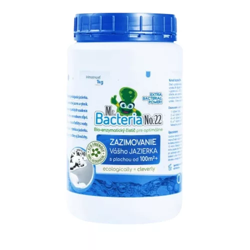 Tavi baktérium, Mr.Bacteria No.22, 1000 g, 100m2 feletti tavakhoz és halastavakhoz, bio-enzimatikus, téliesítő