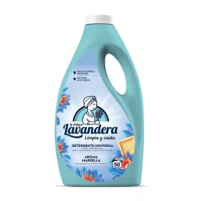   Mosógél, Lavandera, 2500 ml, 50 mosás, Marsella illat, kíméletes, hosszan tartó illat