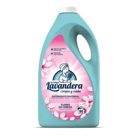   Mosógél, Lavandera, 4500 ml, 90 mosás, cseresznyevirág illat, kíméletes, folteltávolító, textilápoló