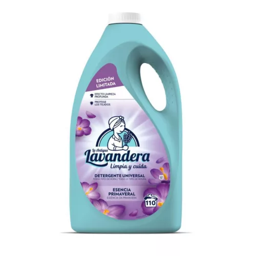 Mosógél, Lavandera, 4950 ml, 110 mosás, tavaszi illat, kíméletes, hosszan tartó illat