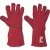 Hegesztőkesztyű, Červa Sandpiper Red, piros, méret: 11/XXL, marhahasíték bőr, pamut bélés, fedett varrások, 1 pár