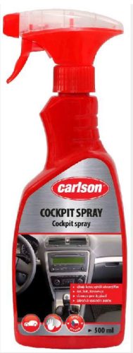 Műszerfalápoló spray, Carlson, 500 ml, autóhoz, belső műanyag felületekhez és műszerfalhoz