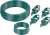 Feszítődrót készlet, Strend Pro Garden, zöld, átmérő: 2, 8 mm, hosszúság: 100 m + átmérő: 2, 0 mm, hosszúság: 25 m, acél, PVC bevonatú, kerítéshez, 4 db drótfeszítő (TC431054)