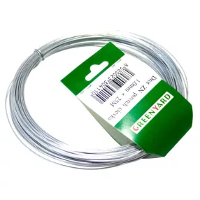   Feszítődrót, Strend Pro Garden, ezüst, átmérő: 3, 15 mm, hosszúság: 78 m, acél, cinkbevonatú, feszítő kivitel, kerítéshez (TC431064)