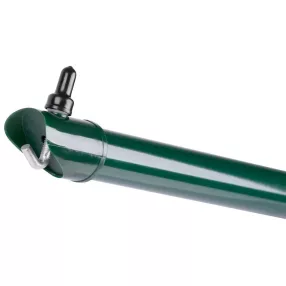  Kerítésoszlop merevítő, Strend Pro Garden Metaltec, zöld, 220 cm, átmérő: 38 mm, kerek, PVC bevonatú horganyzott acél