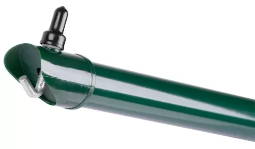 Kerítésoszlop merevítő, Strend Pro Garden Metaltec, zöld, 220 cm, átmérő: 38 mm, kerek, PVC bevonatú horganyzott acél