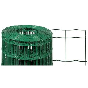   Ponthegesztett háló, Strend Pro Garden Europlast 2, sötétzöld, 125 cm x 25 m, rácsméret: 100 x 50 mm, drótvastagság: 2,2 mm, PVC bevonatos, négyszögletű