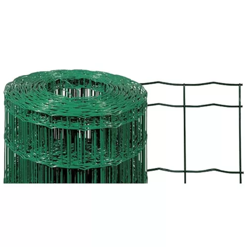 Ponthegesztett háló, Strend Pro Garden Europlast 2, sötétzöld, 160 cm x 25 m, rácsméret: 100 x 50 mm, drótvastagság: 2,2 mm, PVC bevonatos, négyszögletű
