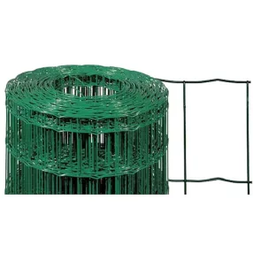   Ponthegesztett háló, Strend Pro Garden Europlast 1, sötétzöld, 125 cm x 25 m, rácsméret: 100 x 50 mm, drótvastagság: 2,2 mm, PVC bevonatos, négyszögletű