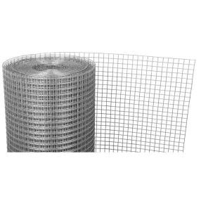   Ponthegesztett háló, Strend Pro Garden ZN, ezüst, 50 cm x 10 m, rácsméret: 19 x 19 mm, drótvastagság: 1,4 mm, horganyzott, négyzetrács