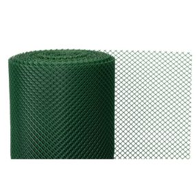   Műanyag kerítésháló, Strend Pro Garden Economy 3, zöld, 100 cm x 25 m, szemméret: 10 x 10 mm, 300 g/m2, 45°-ban döntött négyzetrács, 100 % műanyag