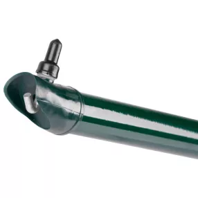   Kerítésoszlop merevítő, Strend Pro Garden Metaltec, zöld, 250 cm, átmérő: 38 mm, kerek, PVC bevonatú horganyzott acél