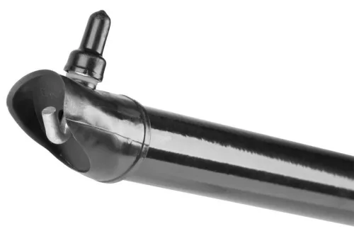 Kerítésoszlop merevítő, Strend Pro Garden Metaltec, antracit, 220 cm, átmérő: 38 mm, kerek, PVC bevonatú horganyzott acél