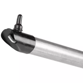   Kerítésoszlop merevítő, Strend Pro Garden Metaltec ZN, ezüst, 150 cm, átmérő: 38 mm, kerek, horganyzott acél