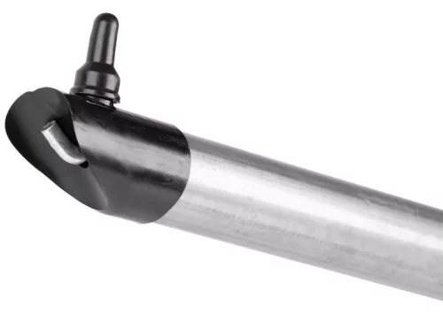 Kerítésoszlop merevítő, Strend Pro Garden Metaltec ZN, ezüst, 175 cm, átmérő: 38 mm, kerek, horganyzott acél