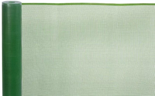 Műanyag kerítésháló, Strend Pro Garden Economy 1, zöld, 100 cm x 10 m, szemméret: 5 x 5 mm, 300 g/m2, négyzetrács, 100 % műanyag