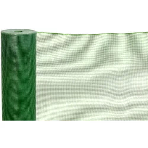 Műanyag kerítésháló, Strend Pro Garden Economy 1, zöld, 100 cm x 25 m, szemméret: 5 x 5 mm, 300 g/m2, négyzetrács, 100 % műanyag