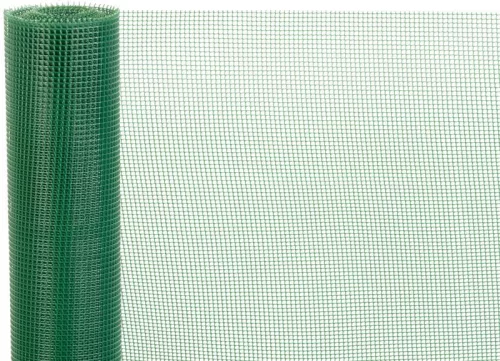Műanyag kerítésháló, Strend Pro Garden Economy 2, zöld, 100 cm x 5 m, szemméret: 5 x 5 mm, 300 g/m2, négyzetrács, 100 % műanyag