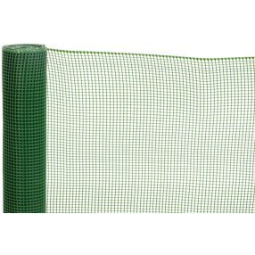  Műanyag kerítésháló, Strend Pro Garden Economy 4, zöld, 100 cm x 10 m, szemméret: 10 x 10 mm, 300 g/m2, négyzetrács, 100 % műanyag