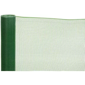   Műanyag kerítésháló, Strend Pro Garden Economy 4, zöld, 100 cm x 10 m, szemméret: 10 x 10 mm, 300 g/m2, négyzetrács, 100 % műanyag