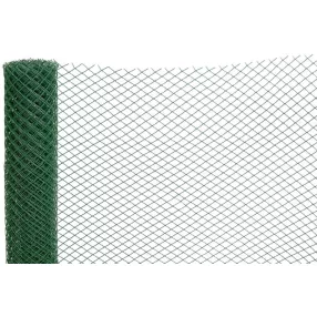   Műanyag kerítésháló, Strend Pro Garden Economy 6, zöld, 100 cm x 5 m, szemméret: 20 x 20 mm, 300 g/m2, 45°-ban döntött négyzetrács, 100 % műanyag