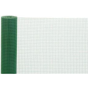   Műanyag kerítésháló, Strend Pro Garden Economy 5, zöld, 100 cm x 5 m, szemméret: 10 x 10 mm, 300 g/m2, négyzetrács, 100 % műanyag