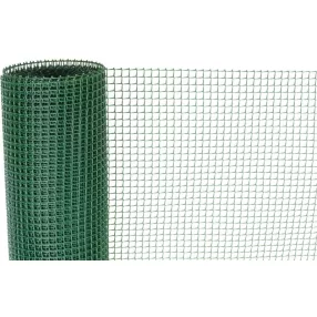   Műanyag kerítésháló, Strend Pro Garden Economy 5, zöld, 100 cm x 10 m, szemméret: 10 x 10 mm, 300 g/m2, négyzetrács, 100 % műanyag