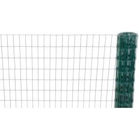   Ponthegesztett háló, Strend Pro Garden Europlast 1, sötétzöld, 120 cm x 10 m, rácsméret: 100 x 50 mm, drótvastagság: 2,2 mm, PVC bevonatos, négyszögletű