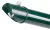 Kerítésoszlop merevítő, Strend Pro Garden Metaltec, zöld, 200 cm, átmérő: 48 mm, kerek, PVC bevonatú horganyzott acél