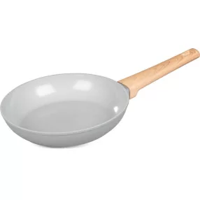   Serpenyő, MagicHome Harmony, 24 cm, világosszürke, indukciós alj, fa hatású kivitel, kerámia bevonat, minden tűzhelyhez, könnyen tisztítható