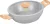 Lábas, MagicHome Harmony, 26 cm, 2,8 l, világosszürke, lapos, üvegfedővel, kerámia, tapadásmentes, indukciós alj, fa hatású fogantyúkkal