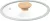 Fedő, MagicHome Harmony, 28 cm, átlátszó, üveg, szilikon peremmel, megbízható tömítéssel, univerzális 28 cm-es edényekhez
