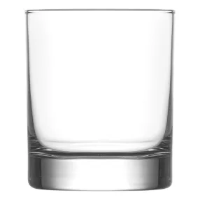  Whiskys pohár készlet, LAV Ada, 320 ml, 6 db, 7,9 × 9,3 cm, átlátszó, üveg, whiskyhez, alkoholos italokhoz